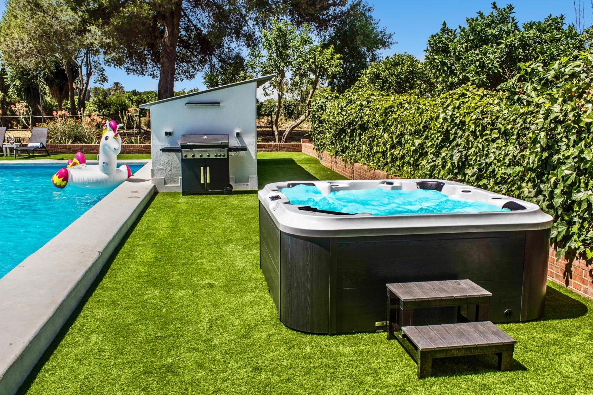 Villa San Patricio I Piscina Privada I Jacuzzi Spa I Bbq I Ps5 I Aire Acon I 3000M2 I 5Min-Centro Херес де ла Фронтера Екстериор снимка
